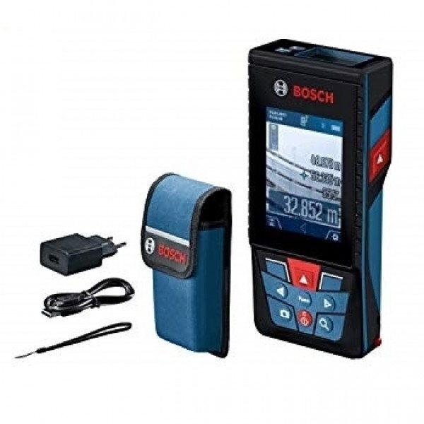 Lazerinis atstumų matuoklis Bosch GLM 120 C su Bluetooth® jungtimi